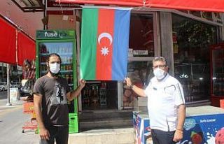 Esnaf Azerbaycan için tek yürek oldu