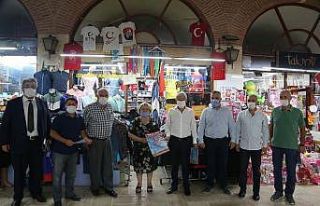 ETSO tarihi çarşı esnaflarını korona virüs tedbirleri...