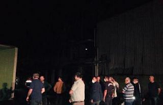 Fabrikanın kazan dairesindeki patlama korkuttu