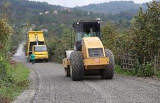 Fatsa’da kırsalın asfalt sorunu çözülüyor