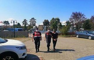 Firari şahıs jandarmadan kaçamadı