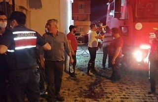 Fırındaki ateş ahırı küle çevirdi, küçükbaş...