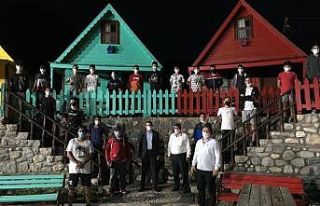 Futbolcular Gürsu Adrenalin Park’ta enerji topladı