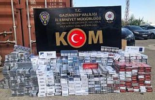 Gaziantep’te 4 bin 540 paket kaçak sigara ele geçirildi