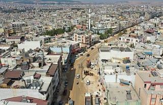 Gaziantep’te kilit taşları sökülüyor asfalt...