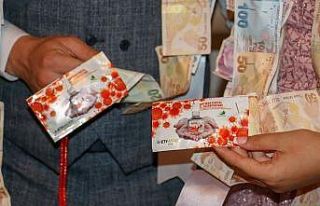 Gelin ve damada Borel taktılar