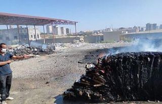 Geri dönüşüm tesisinde yangın