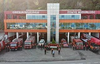 Giresun Belediyesi İtfaiye ekipleri 2020 yılının...