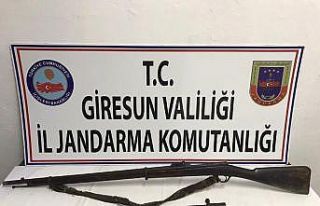 Giresun’da piyade tüfeği operasyonu