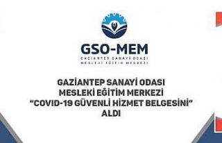 GSO-MEM Covıd-19 güvenli hizmet belgesi aldı