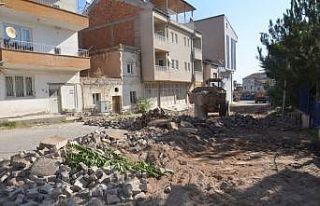 Gülşehir’de üstyapı çalışmaları tüm hızıyla...