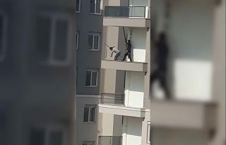 Güpegündüz inşaattan hırsızlık kamerada