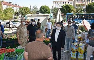 Güroymak’ta korona virüs tedbirleri denetimi