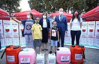 Güvenli okul projesi kapsamında 500 okula hijyen...