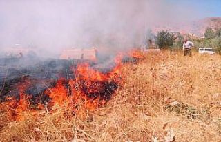 Hakkari’de korkutan yangın
