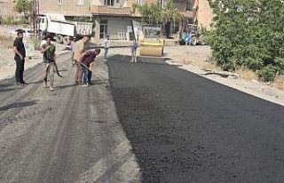Hakkari’de tahrip olan yollar asfaltlanıyor