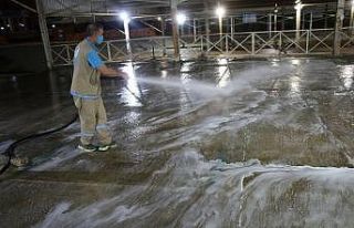 Haliliye’de dezenfekte çalışmaları