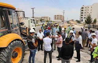 Haliliye’de doğalgaz çalışmaları sürüyor