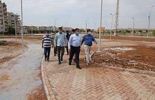 Haliliye’de park çalışmaları