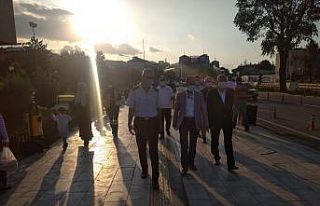 Halkın yoğun olduğu bölgede denetim yapıldı