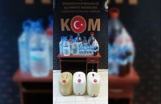 Hatay’da kaçak içki operasyonu