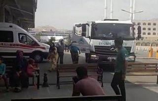 Havale geçiren kızı çöp kamyonuyla hastaneye...