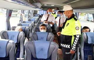 HES’i yok sayan 6 otobüs trafikten men edildi