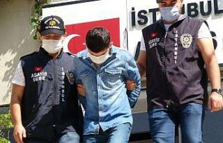 Hırsızlık şüphelisi metrelerce yüksekten yere...