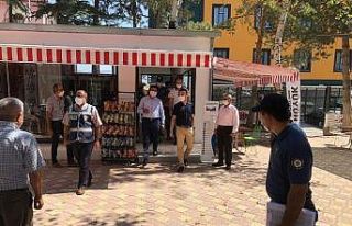 Hüyük’te korona virüs denetimi