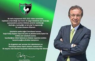 İbanoğlu, Denizlispor’a başarılar diledi