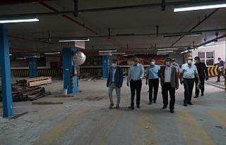 Isparta Belediyesi, 3 katlı otoparkını güçlendiriyor