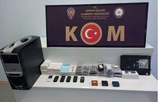 Isparta’da kaçakçılık operasyonu