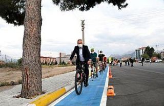 Isparta’ya 23 Km’lik bisiklet yolu