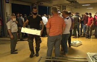 İstanbul Gürpınar Su Ürünleri Hali’nde satış...