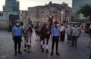 İstiklal Caddesi’nde Zabıta Teşkilatı’ndan...