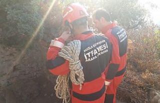 İtfaiye’den keçi kurtarma operasyonu