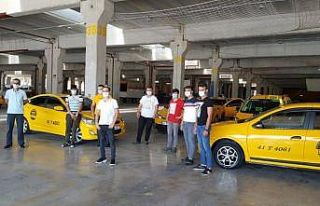 İzmit’te 5 bin 987 taksi dezenfekte edildi