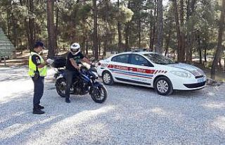 Jandarmadan motosikletlere yönelik özel denetim