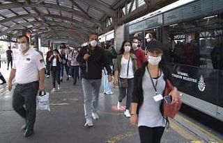 Kademeli mesai saati uygulamasının ilk gününde...