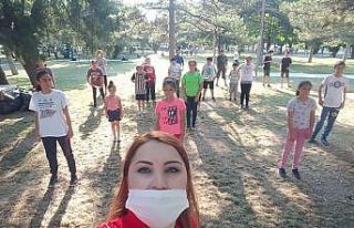 Kadın muhtarın spor aşkı çocuklara değdi