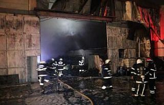 Kahramanmaraş’ta fabrika yangını