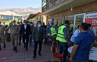 Kale’de korona denetimi