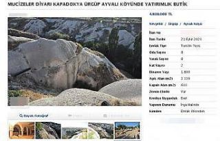 Kapadokya’da pes dedirten görüntü: Kayalar oyuldu,...