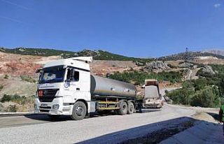 Karaağaç’ta yol çalışması başladı