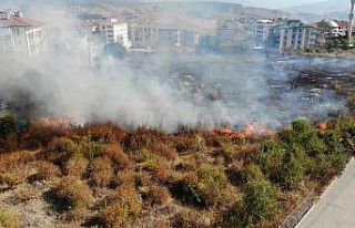 Karabük’te mezarlıkta çıkan yangın korkuttu
