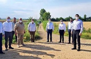 Karacabey Ovahamidiye-Okçugöl yolu tam gaz ilerliyor
