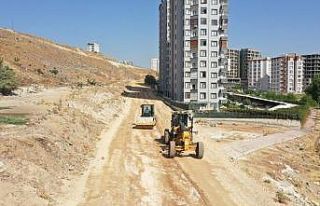 Karaköprü’de yol çalışmaları