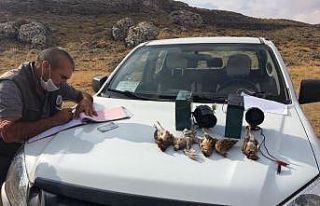 Karaman’da kaçak avlananlara 30 bin 667 lira ceza