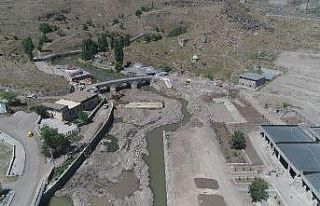 Kars çayı ıslahı tüm hızı ile devam ediyor