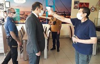 Kars’ta Vali Öksüz’den Covid-19 denetimi